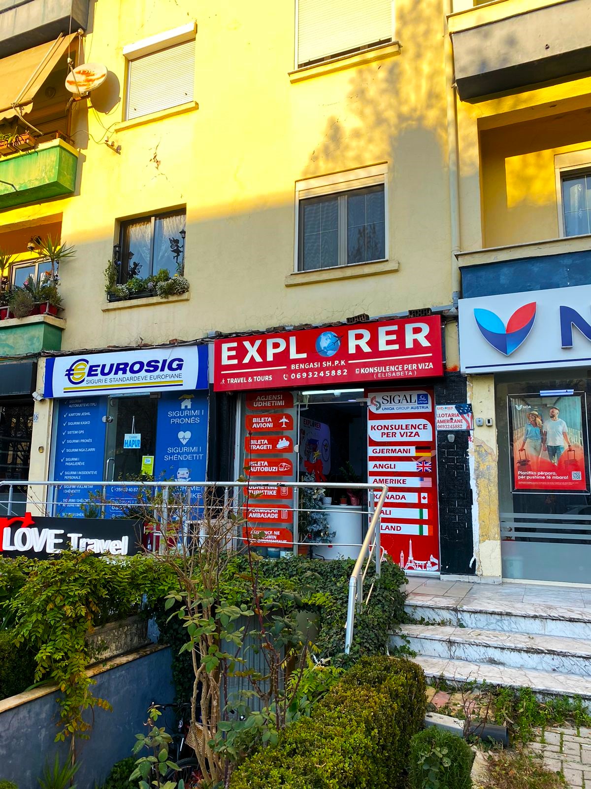 Explorer Travel & Tours office at Rr. Durrësit, Tirana